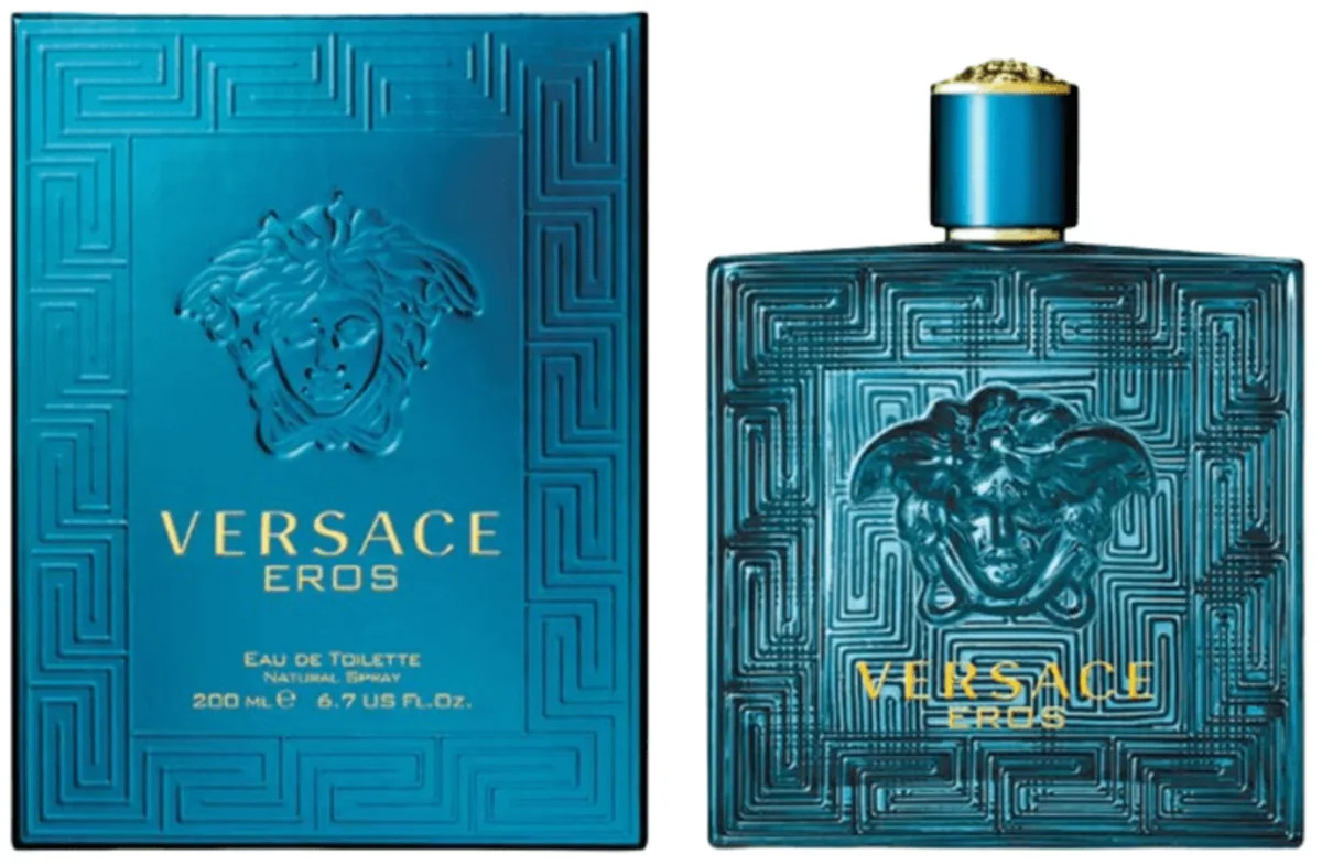 Versace Eros Eau De Toilette Spray Da Uomo 6.7 Fl Oz