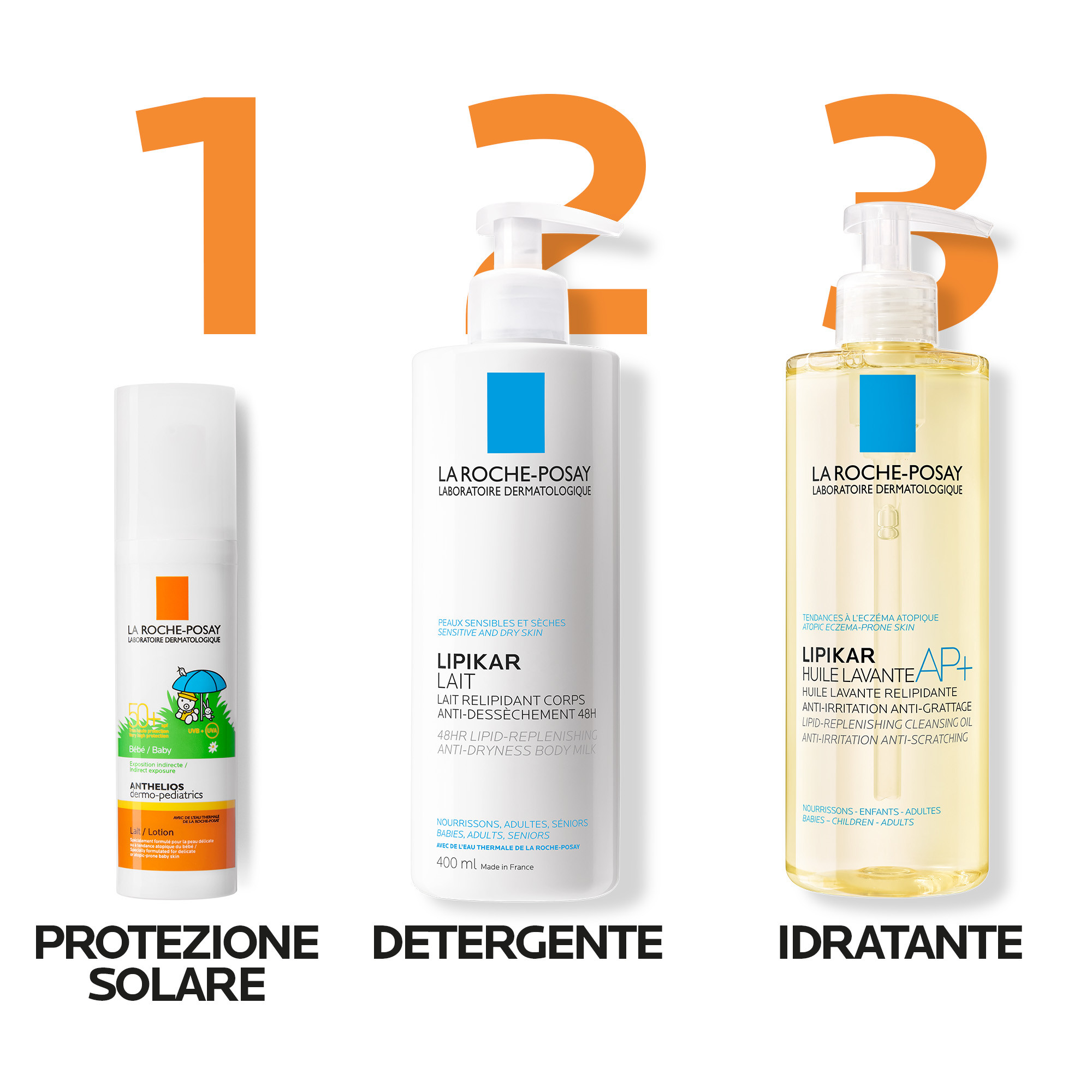 La Roche-Posay Anthelios Dermo-Pediatrics - Latte Solare SPF50+ Viso E Corpo Bambini 50 ml