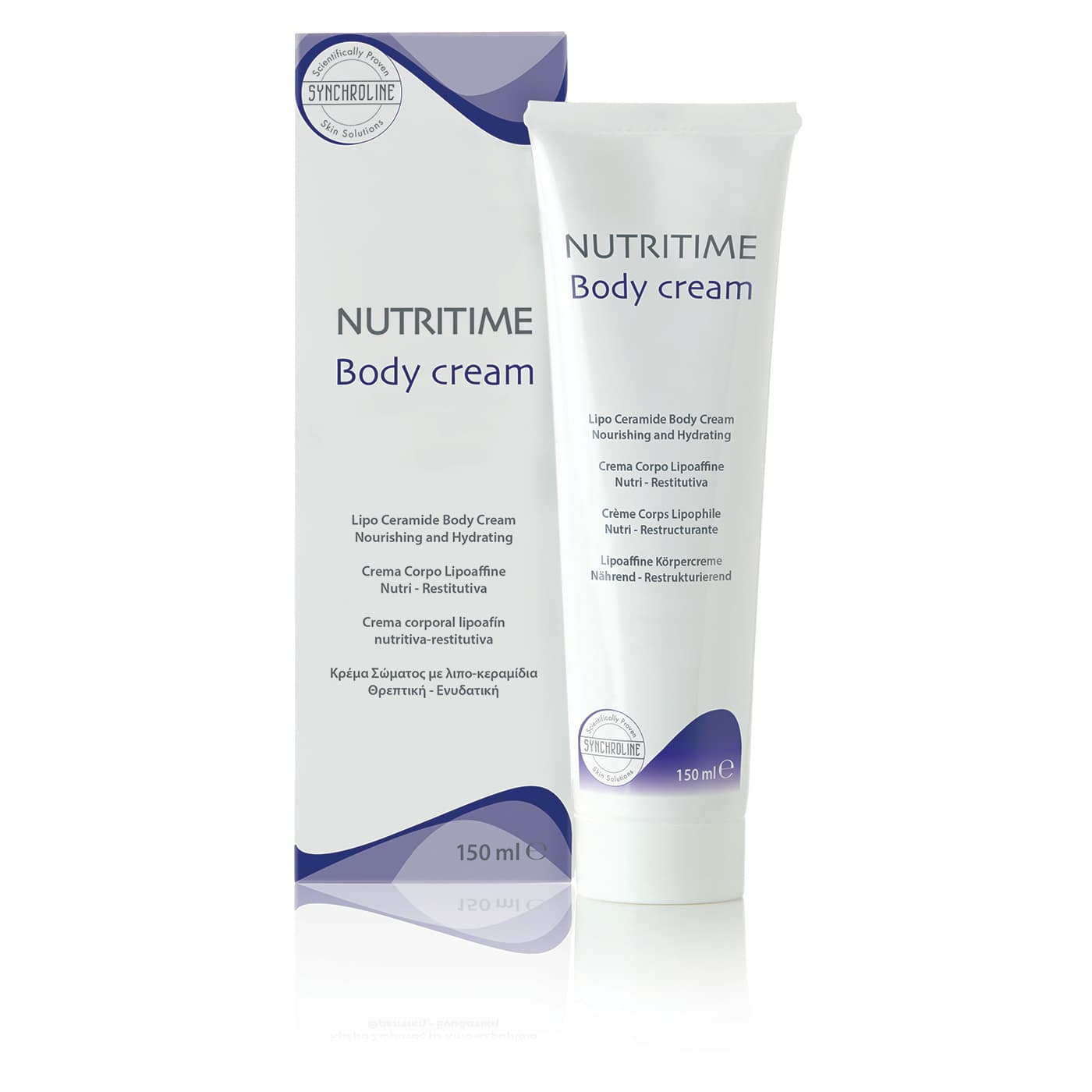 NUTRITIME Body Cream - crema corpo ad effetto ultra idratante e nutriente adatta per pelli da secche a molto secche - 50 ml