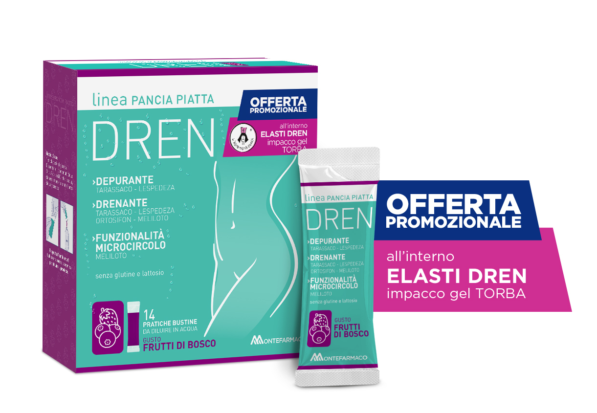 Pancia Piatta Dren Frutti di Bosco- 14 buste