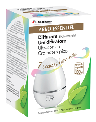 Arko Essentiel Diffusore di Oli Essenziali Umidificatore Ultrasonico Cromoterapico