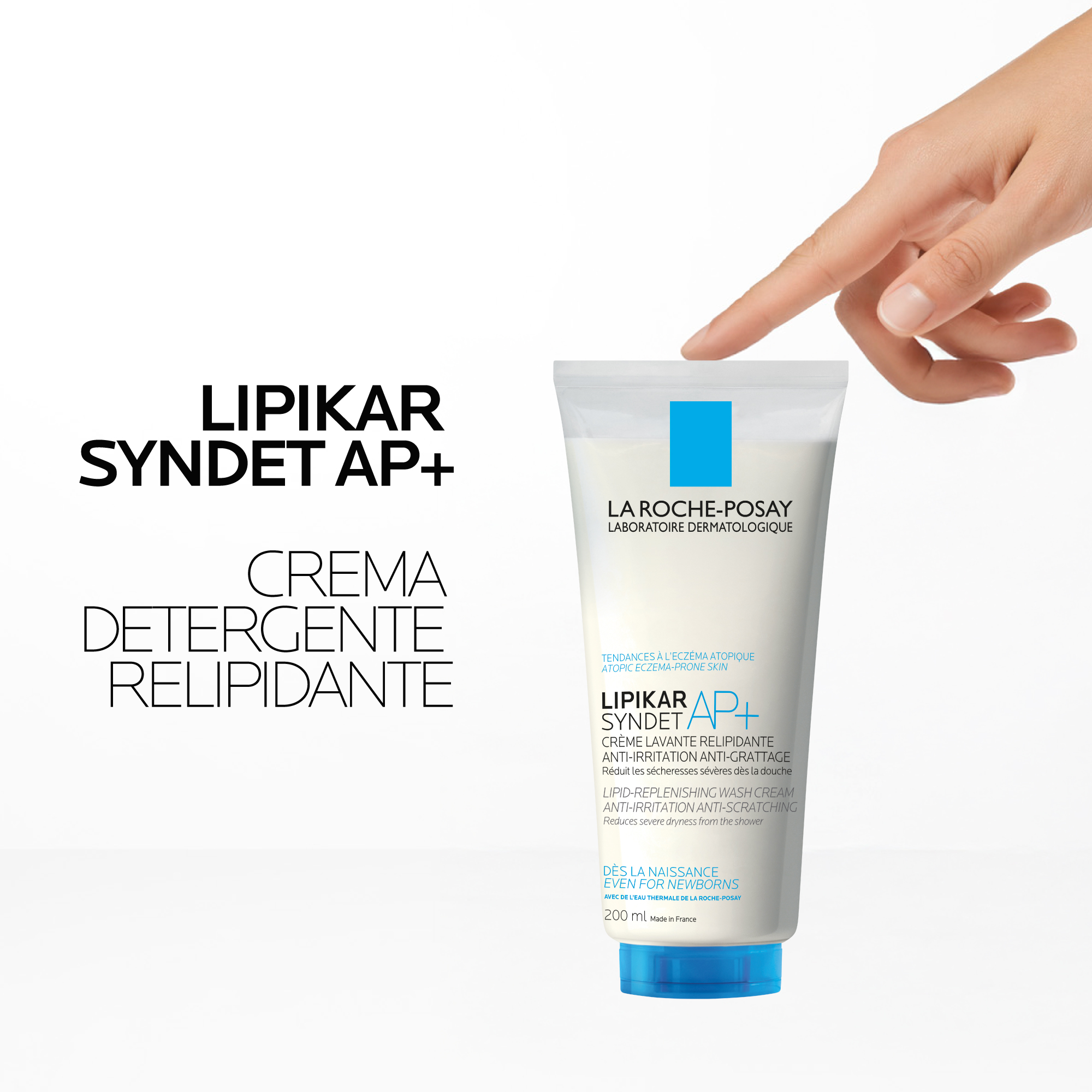 La Roche-Posay Lipikar - Syndet AP+ Crema Detergente Ultra-Delicata Per Pelle Atopica 200 ml