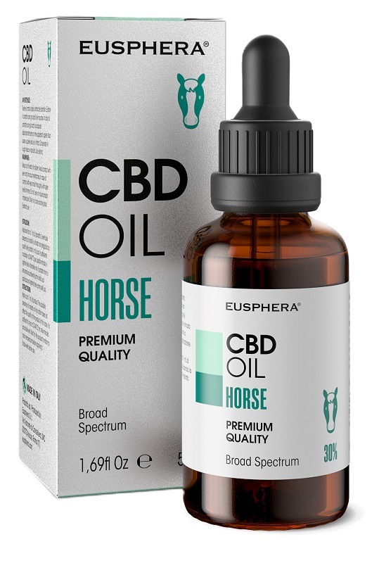 Eusphera CBD Oil Horse - Olio Nutriente per Cavalli 50 ml