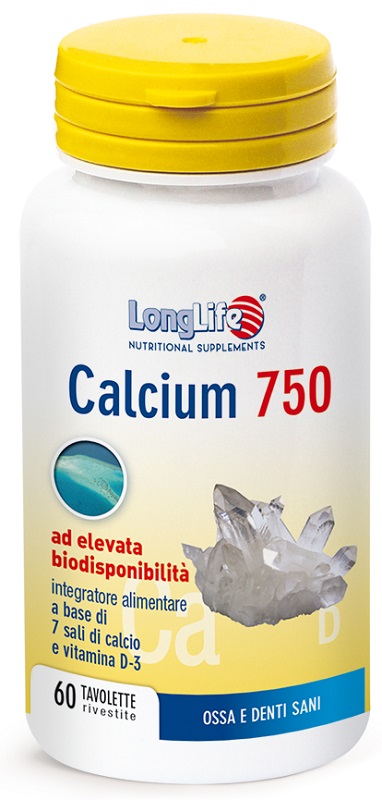 LONGLIFE Calcium 750mg 60 Tav.