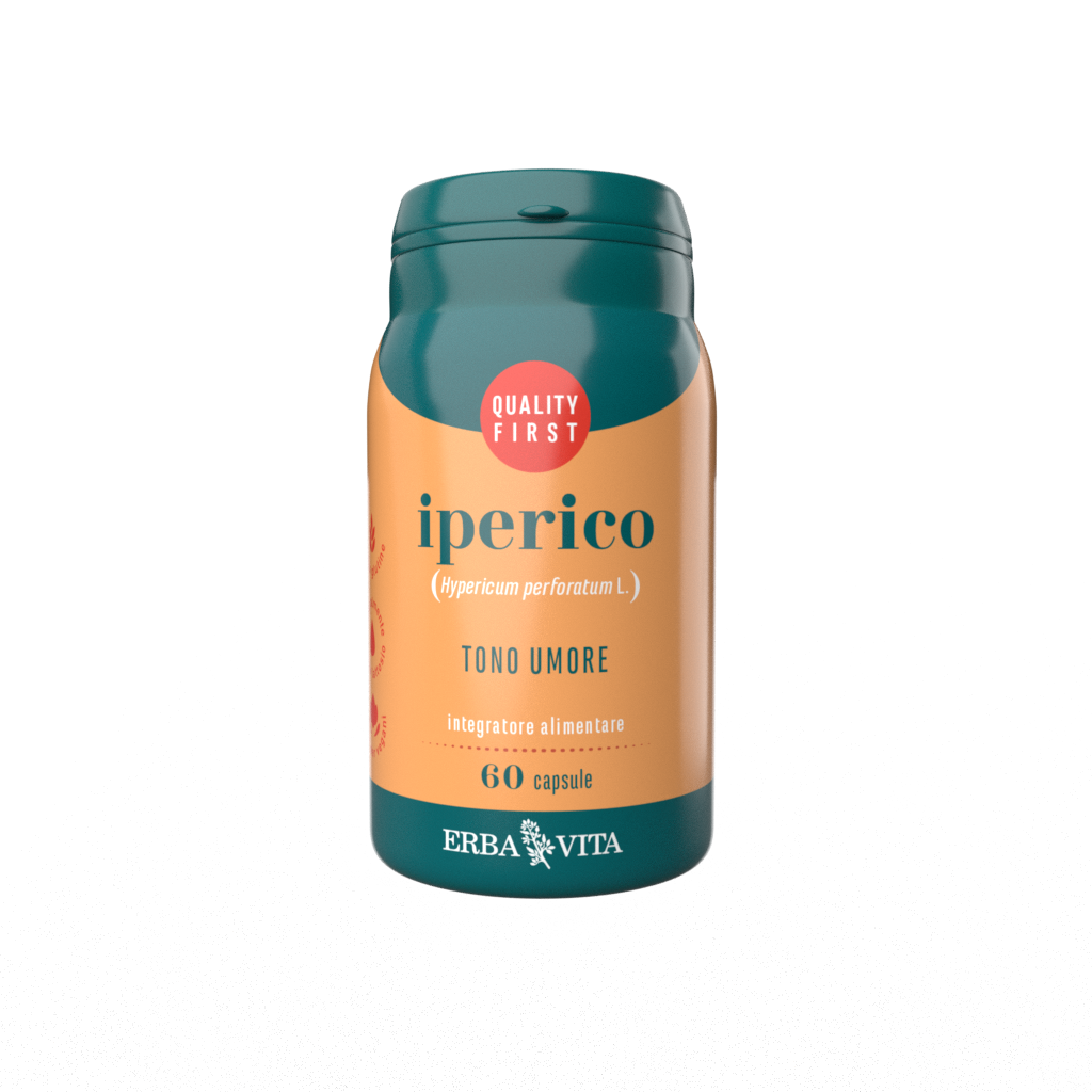 Erba Vita Iperico Integratore Tono Dell'umore 60 Capsule 400 mg