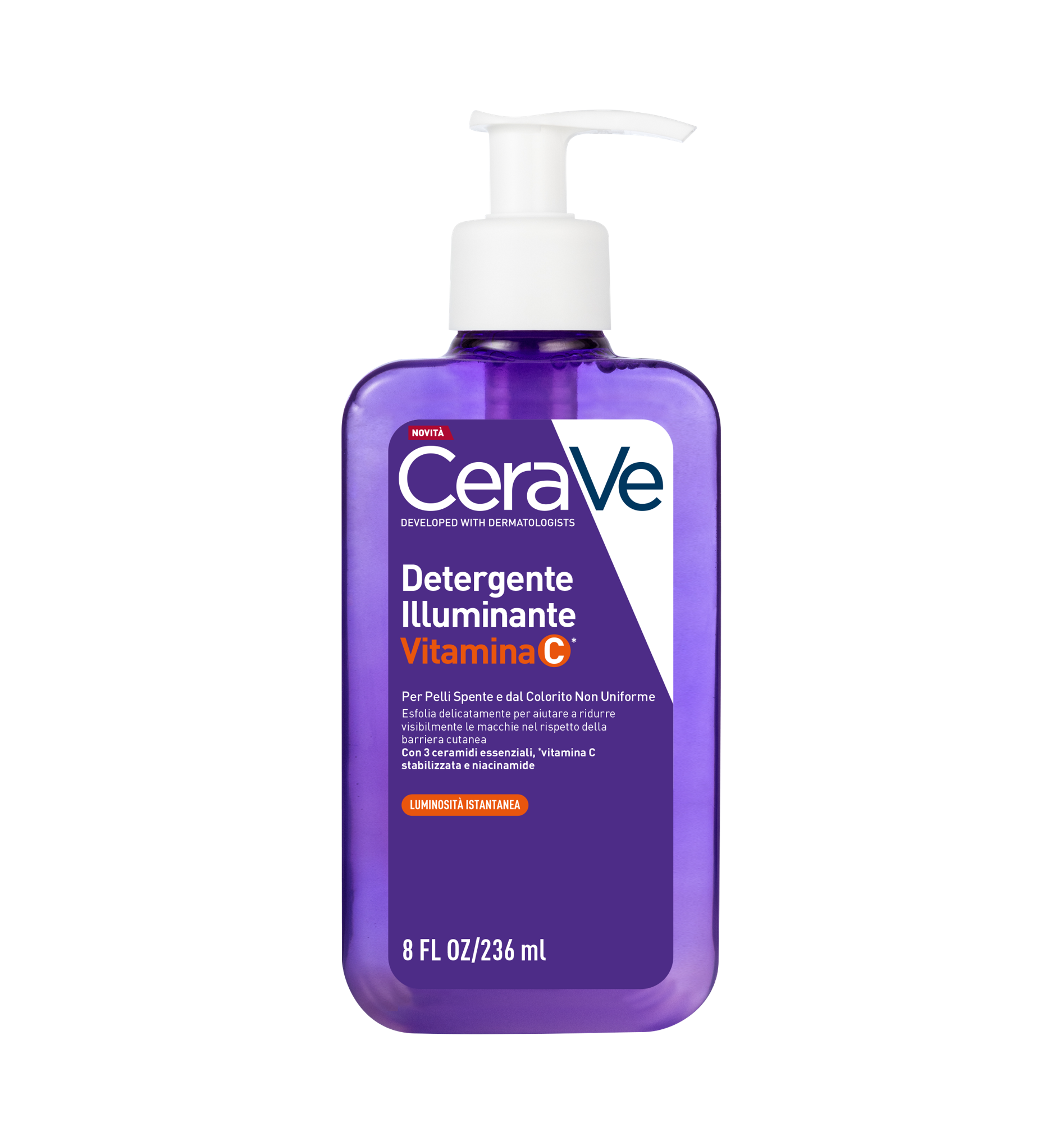 CeraVe Skin Renewing - Detergente Illuminante Alla Vitamina C Per Pelli Spente 236 ml