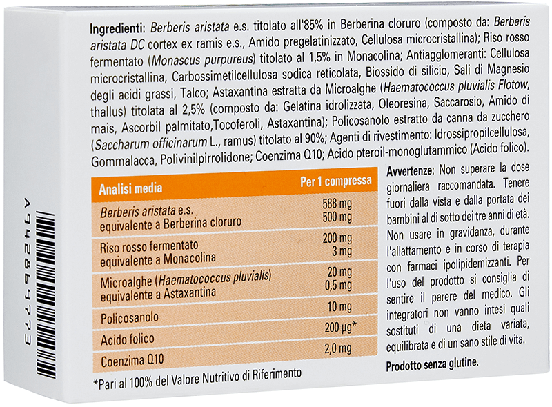 ArmoLipid Plus - Integratore per il colesterolo - 30 compresse - Confezione Italiana Originale