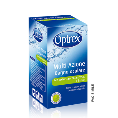 Optrex Bagno Oculare Multi Azione Occhi Stanchi e Arrossati 110 ml