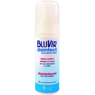 BLUVIR SPRAY NO GAS disinfettante ad azione VIRUCIDA E BATTERICIDA  100ml