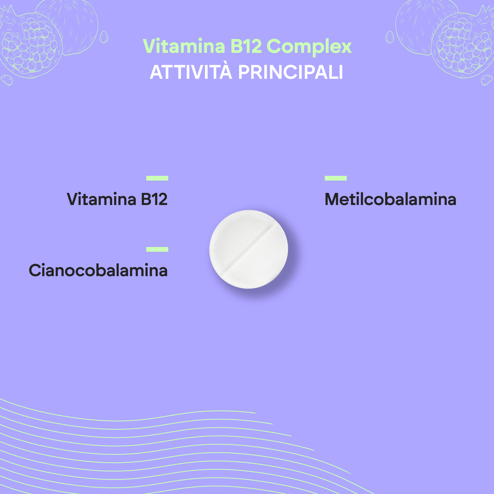 Nutralie Vitamina B12 Complex 120 Compresse - Integratore Di Vitamina B12
