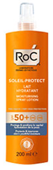 RoC Soleil Lozione Spray Solare Corpo SPF 50+ Idratante 200 ml