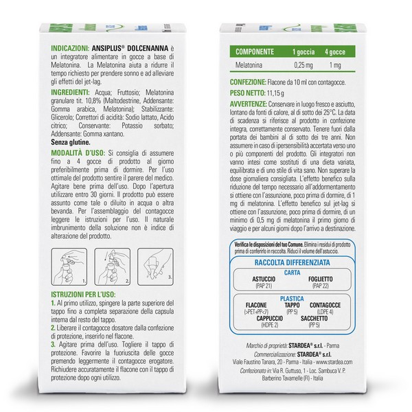 ANSIPLUS DOLCENANNA 10ML