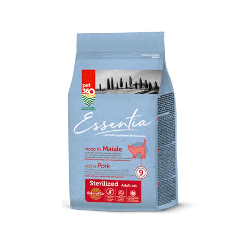 PET360 ESSENTIA GATTO STERILIZED MAIALE 7,5KG