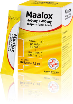 MAALOX*SOSP 20BUST 460MG+400MG