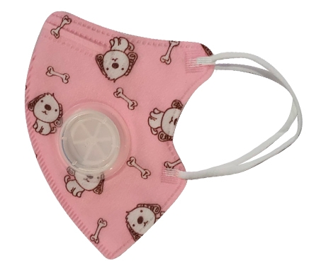 MASCHERINA bambina rosa con valvola DISPONIBILITA' IMMEDIATA