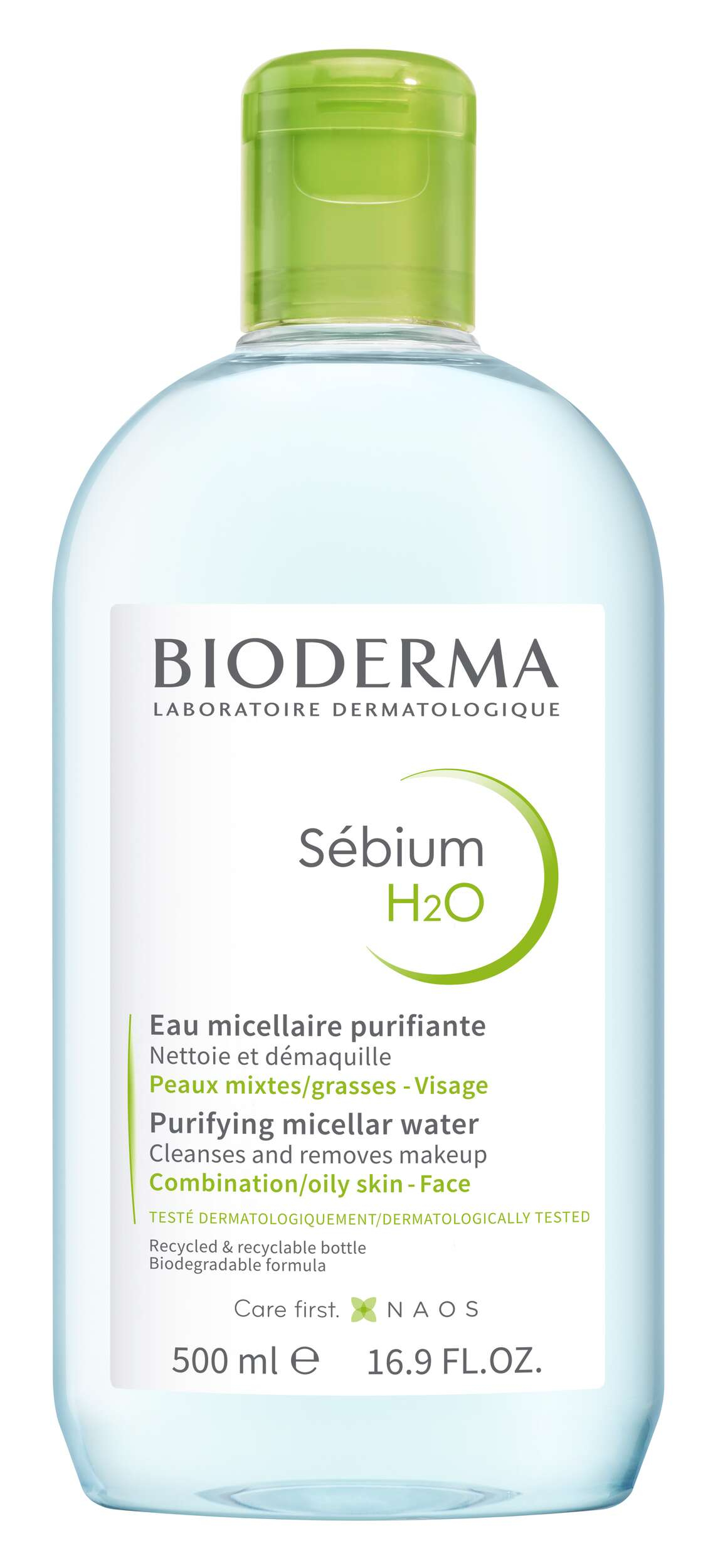 Bioderma Sebium H2O - Acqua Micellare Pelle mista e grassa - 500 ml 