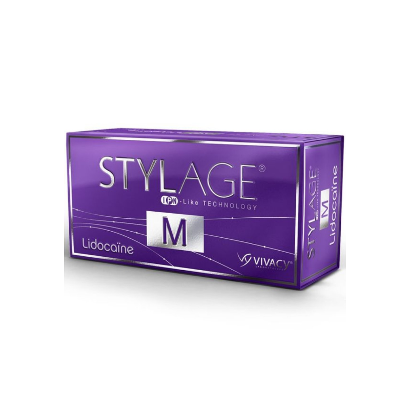 Stylage M filler a base di acido ialuronico con lidocaina 2 siringhe preriempite
