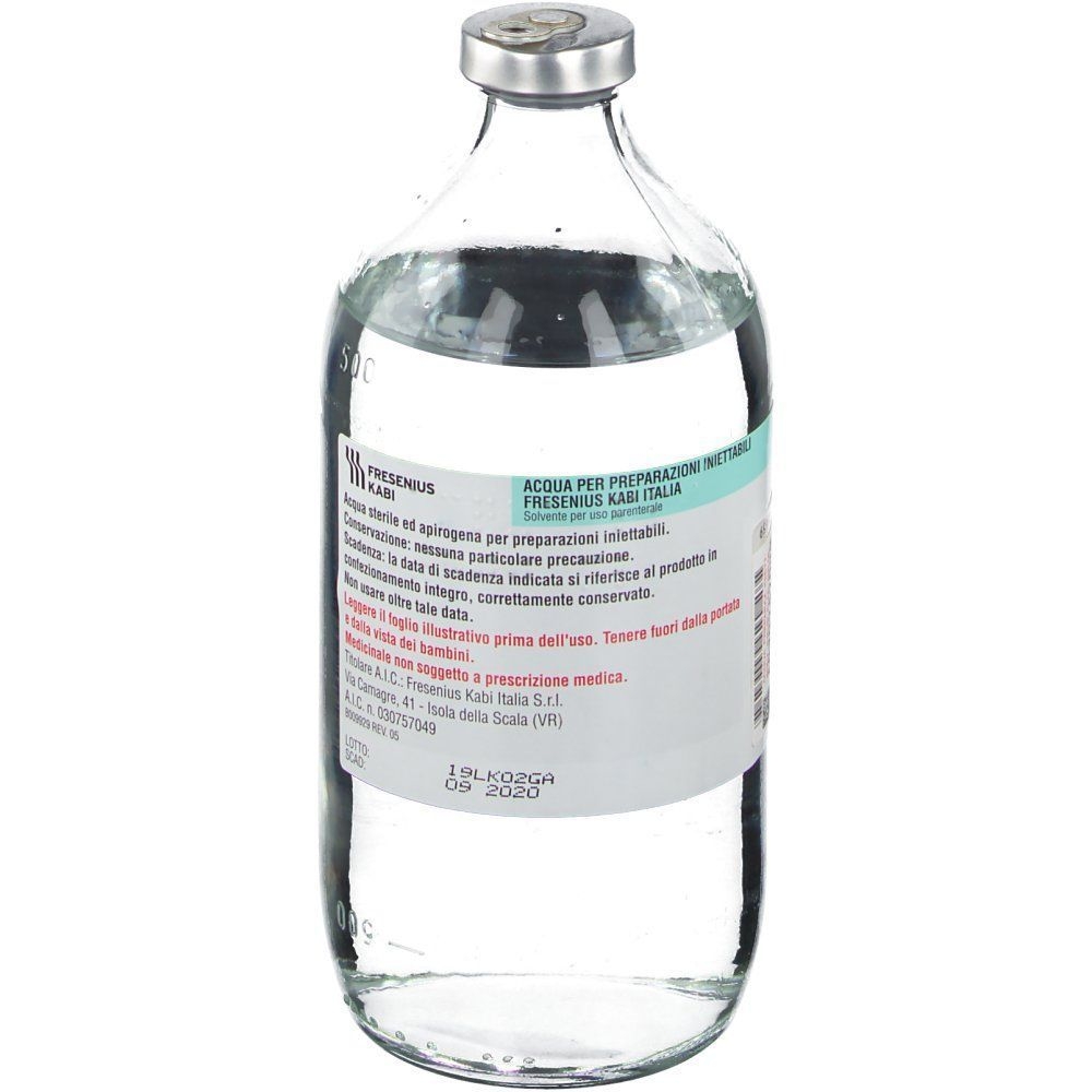 Acqua per Preparazioni Iniettabili Fresenius Kabi 1 Flacone 500ml