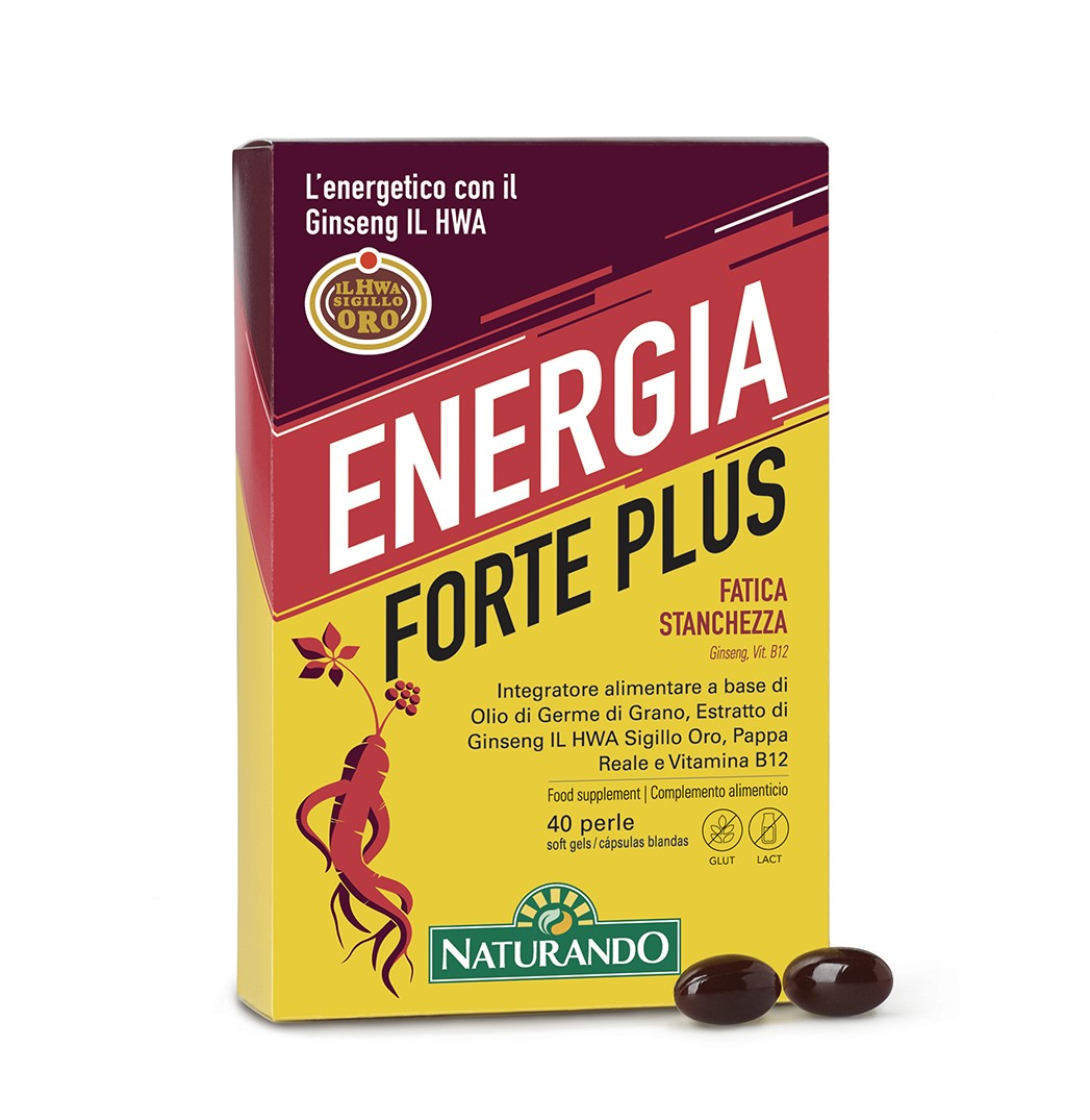 Naturando Energia Forte Plus Integratore 40 Perle