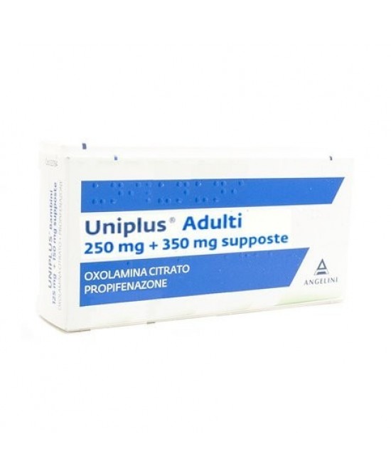 Uniplus Adulti 250mg+350mg Propifenazone 10 Supposte
