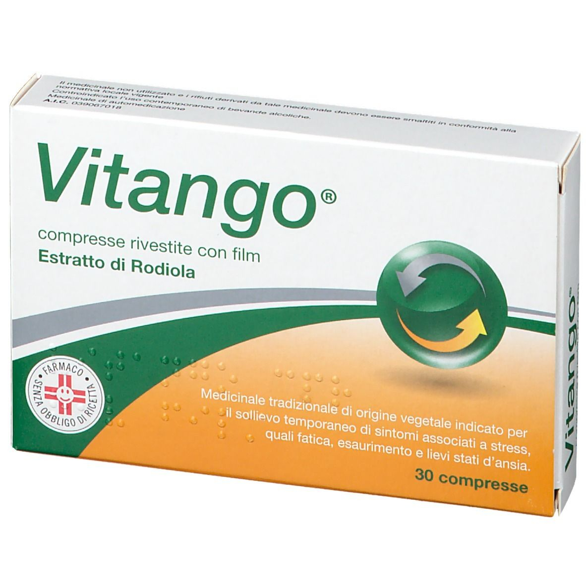 Vitango 200 mg Rhodiola 30 Compresse rivestite