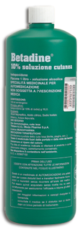 Betadine 10% Iodopovidone Soluzione Alcoolica Disinfettante 1000 ml