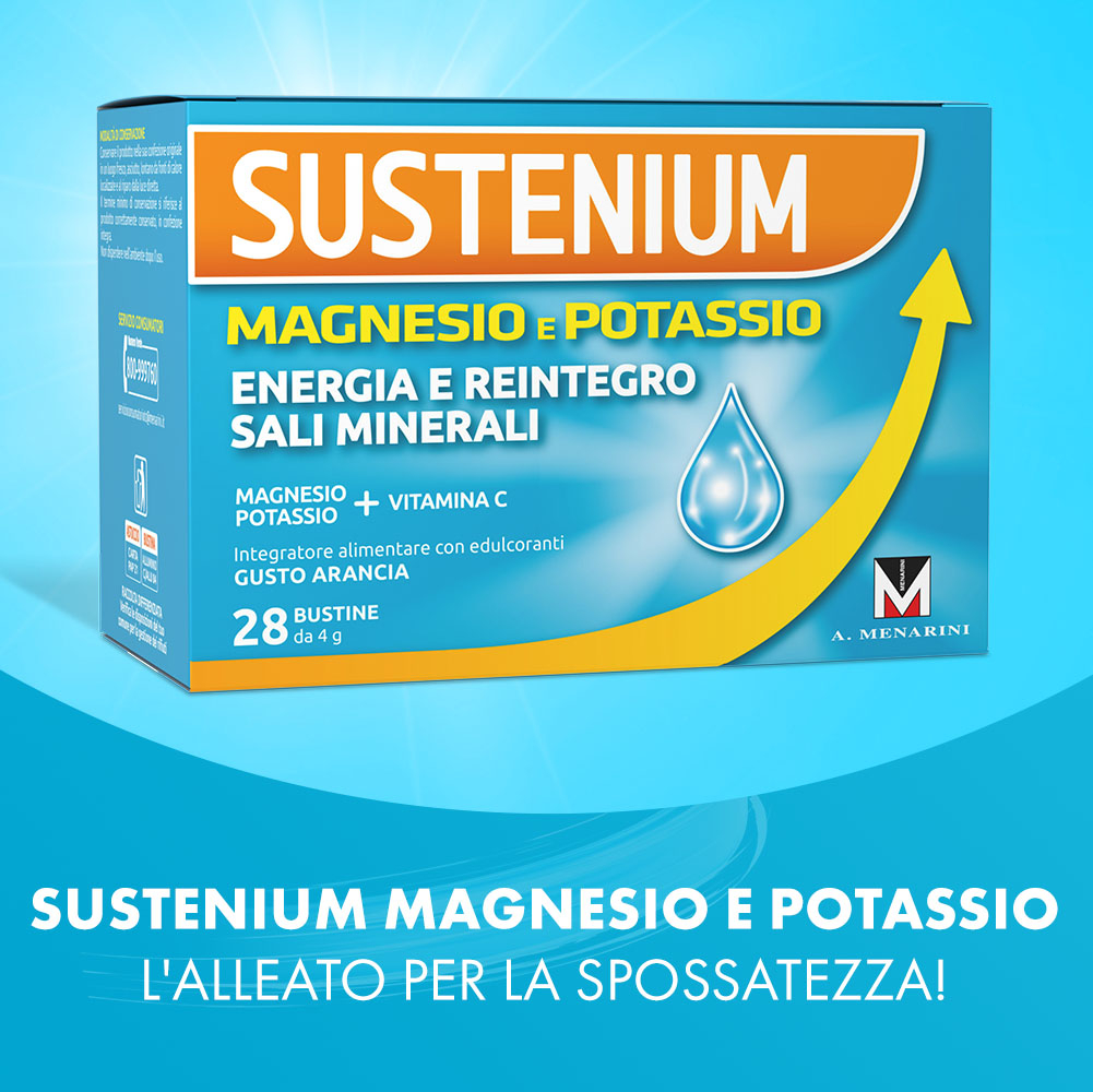 Sustenium Magnesio e Potassio - 28 Bustine