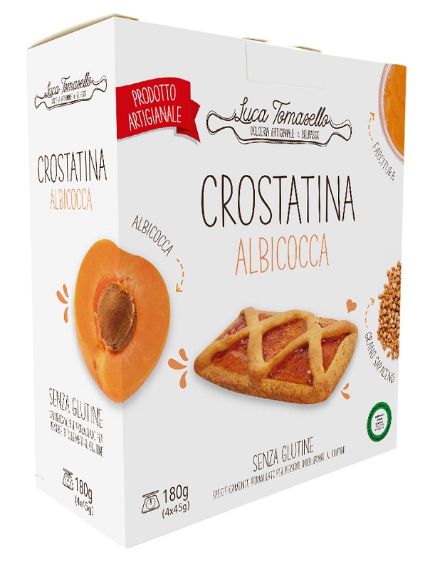 L TOMASELLO Crostatina Albicocca 180g