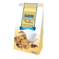 Giusto Senza Zuccheri Frollini Con Gocce di Cioccolato 350 g