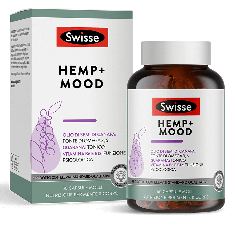 Swisse Hemp MOOD Integratore Energizzante 60cps molli