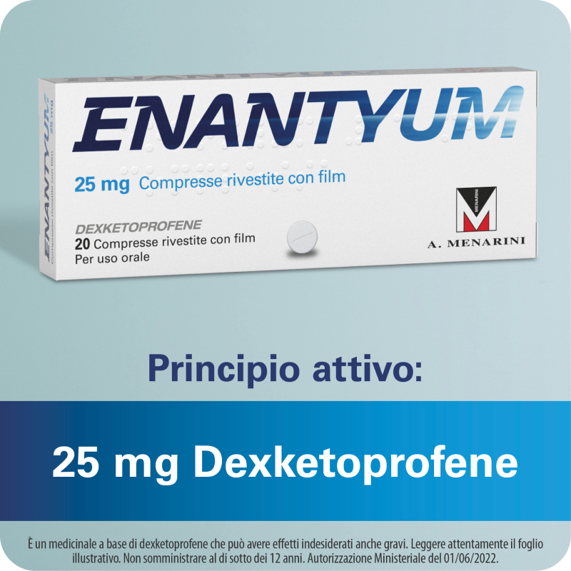 Enantyum - 20 Compresse Rivestite - 25 mg