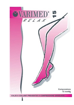 Varimed 15 You Relax Calze Autoreggenti A Compressione Media Colore Nero Taglia 5