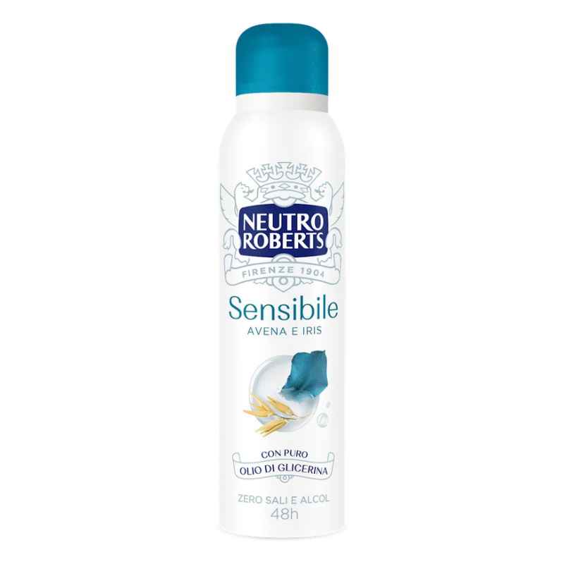 Neutro Roberts Sensibile - Deodorante Spray Avena & Iris 150 ml