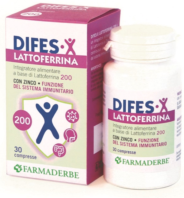 DIFES-X LATTOFERRINA 200 30 compresse SISTEMA IMMUNITARIO