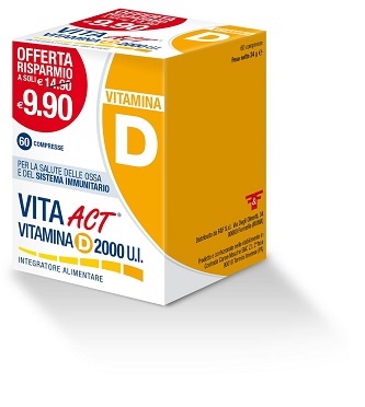 VITA ACT VIT D 2000 UI 60CPR