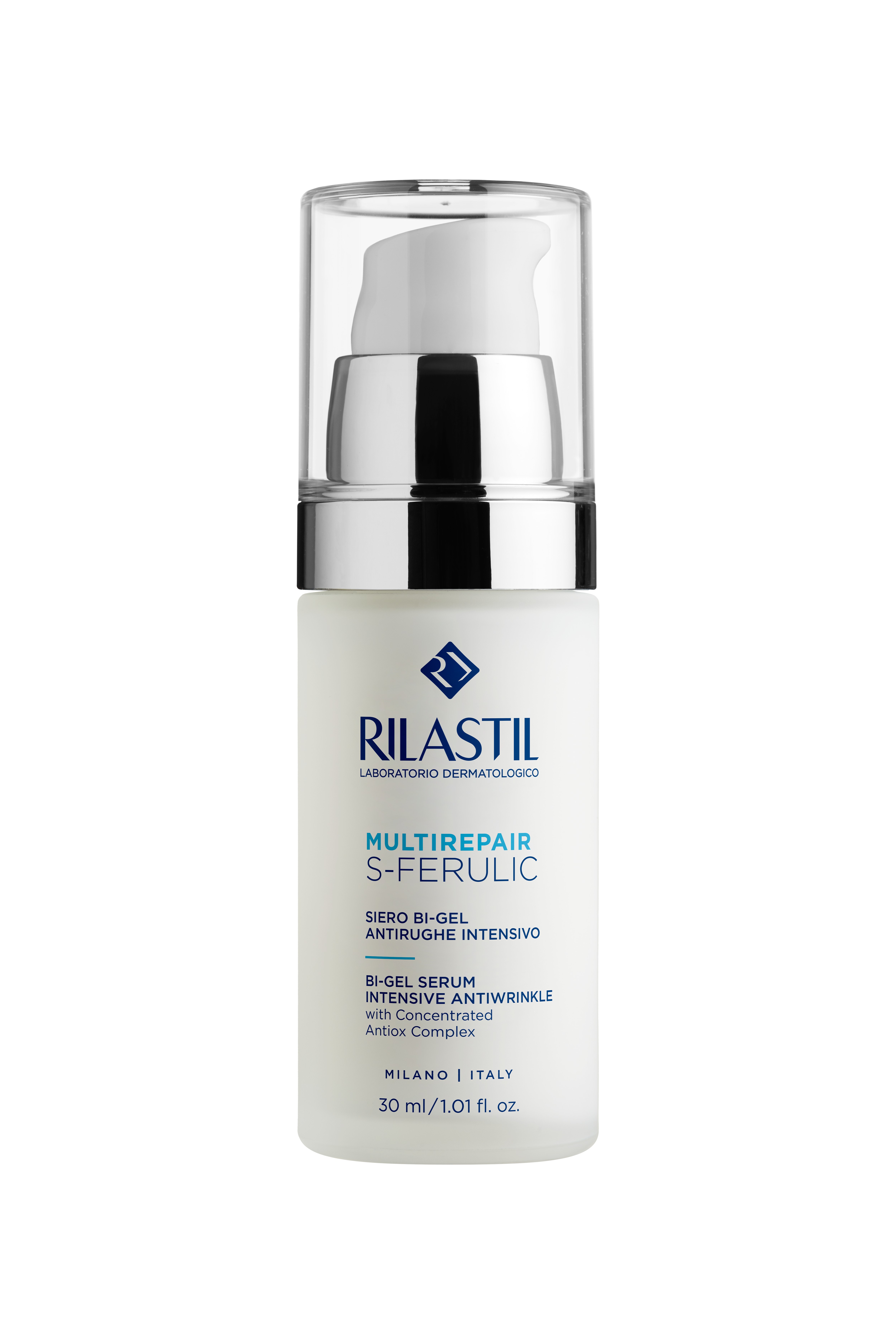 Rilastil Multirepair S-Ferulic Siero Bi-Gel Antirughe Intensivo Viso 30 ml