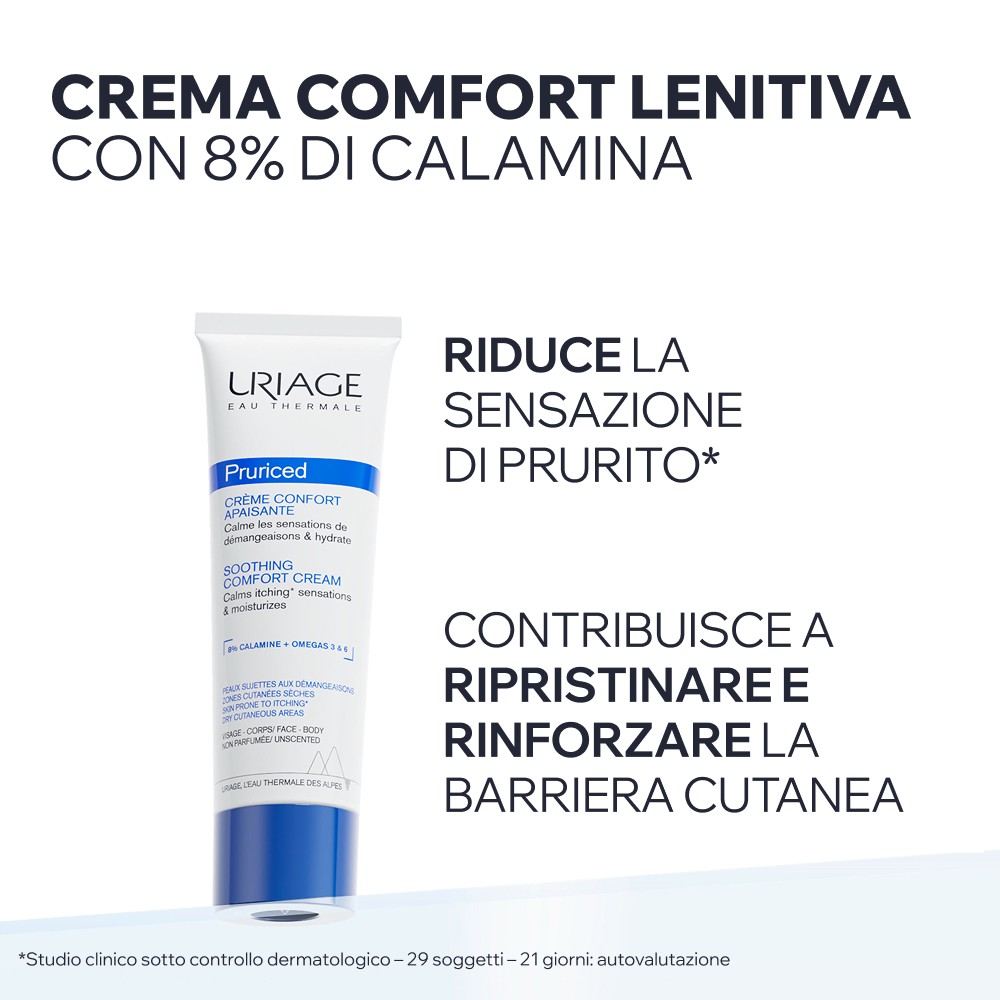 Uriage Pruriced - Crema Comfort Anti-Prurito Lenitiva Per Viso E Corpo 100 ml