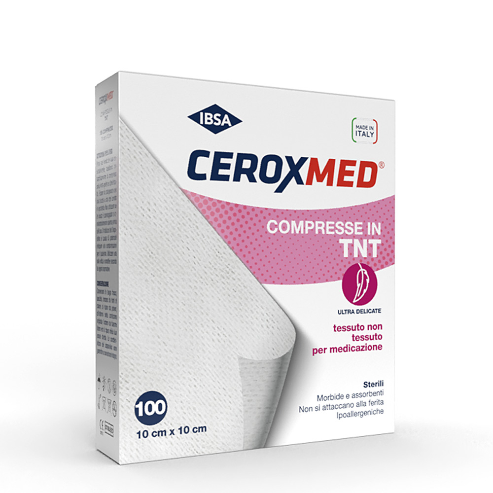 Ceroxmed Compresse Garza TNT 10x10 cm 100 Pezzi