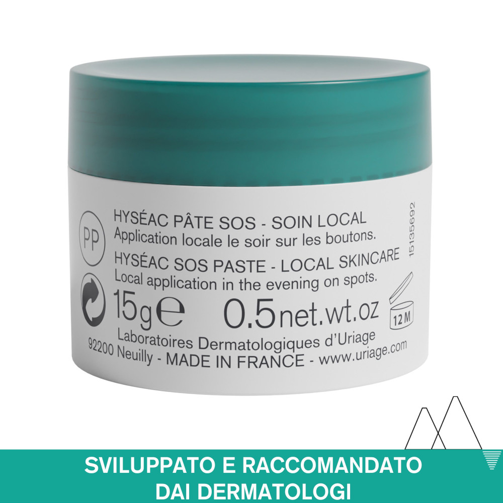 Uriage Hyséac Pasta SOS Trattamento Brufoli 15 g