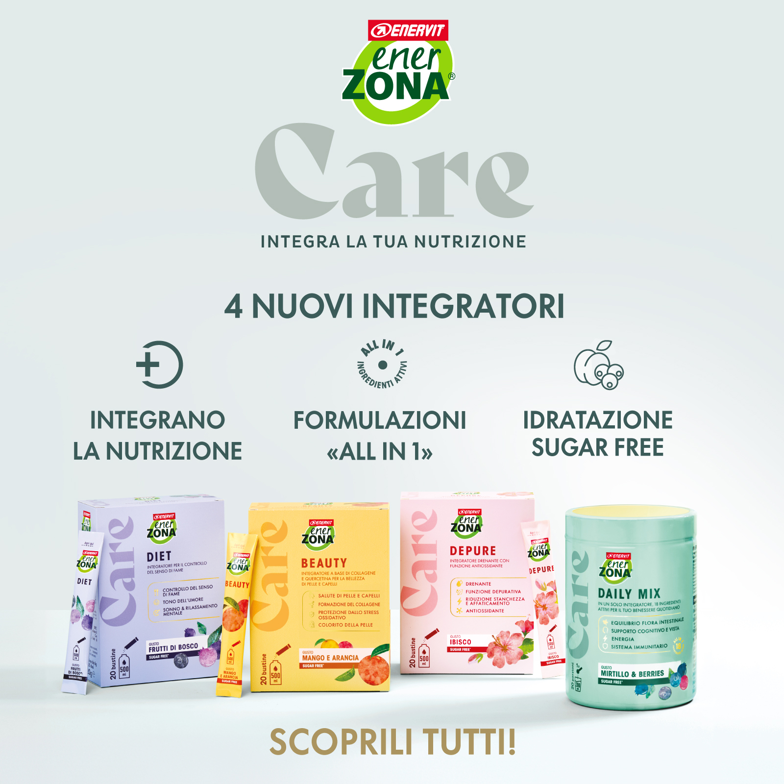 ENERZONA CARE DAILY MIX per il benessere quotidiano - 400gr