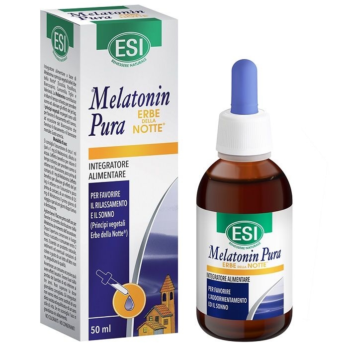 Esi Melatonin Pura gocce con erbe della notte 50 ml