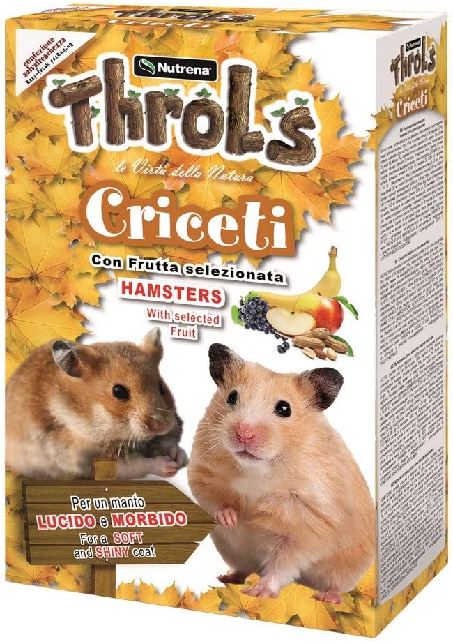 RAGGIO DI SOLE THROLS MANGIME CRICETI FRUTTA 750GR