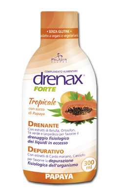 Drenax Forte Papaya Integratore Drenante 300 ml