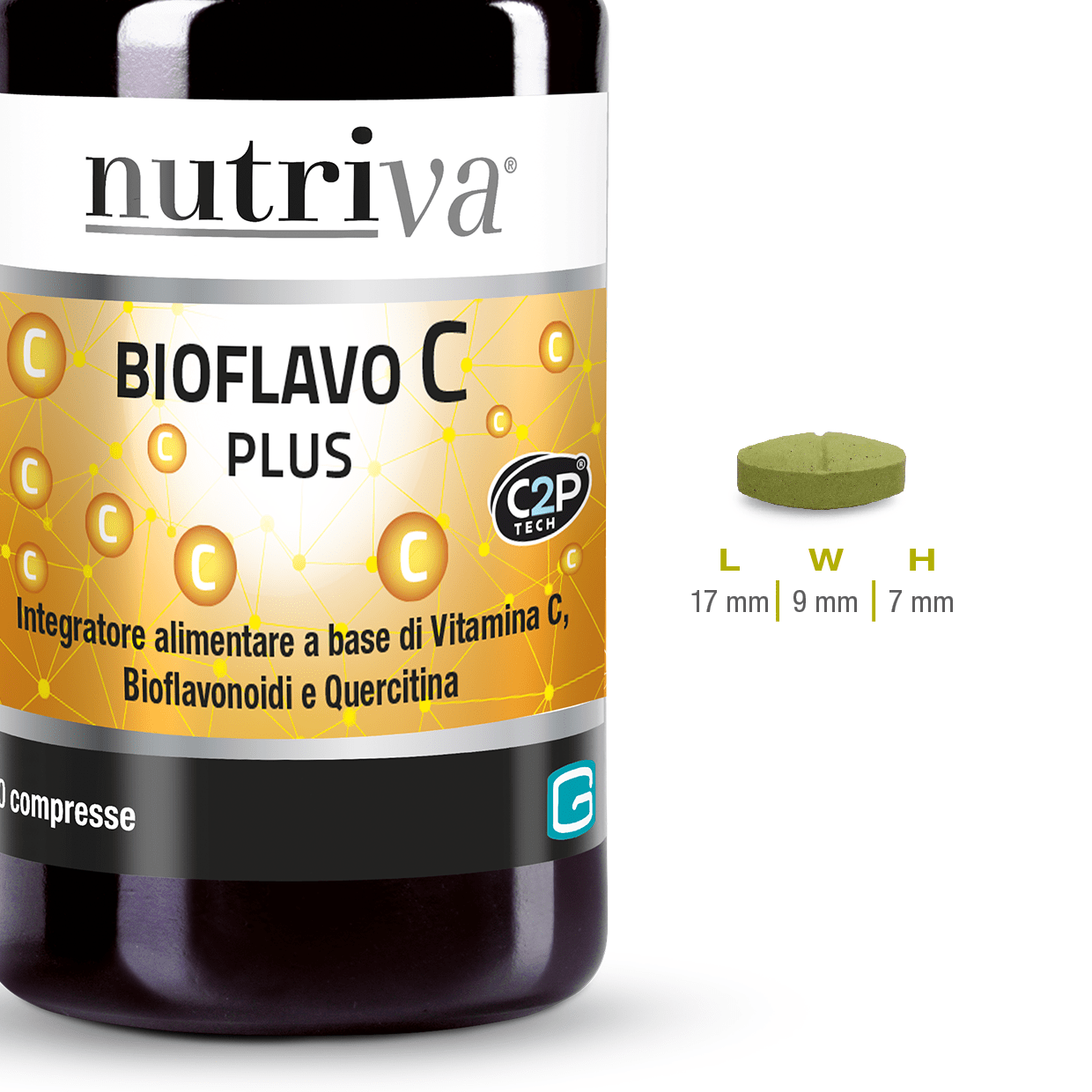 Nutriva Bioflavo C integratore 60 cpr