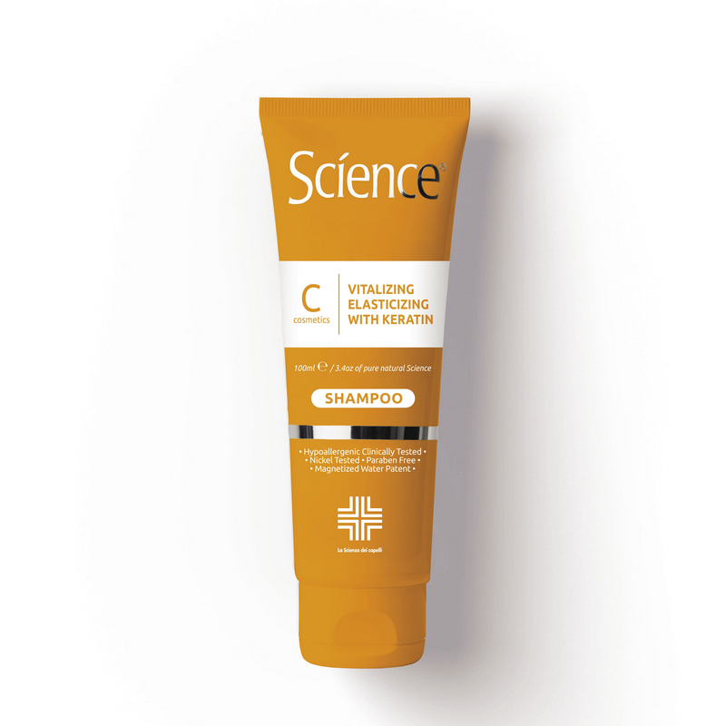 SCIENCE - SHAMPOO RIVITALIZZANTE ELASTICIZZANTE CON CHERATINA  100ML