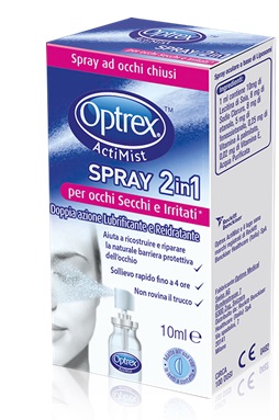 Optrex Actimist Spray 2 in 1 Occhi Secchi e Irritati 10 ml