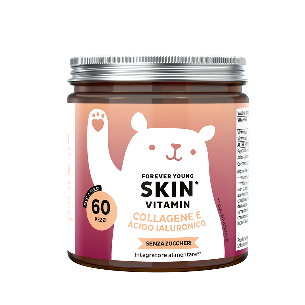 Bears With Benefit - Forever Young Skin Vitamin 60 Orsetti - Integratore Per La Pelle