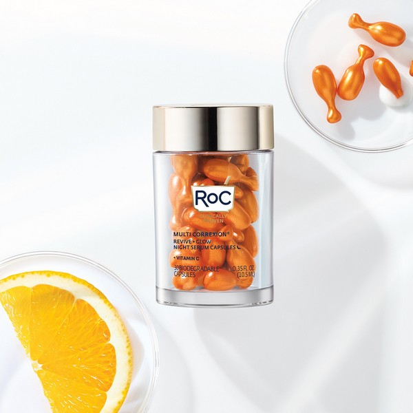 Roc Multi Correxion® Revive + Glow Siero Viso Notte in Capsule - 30cps