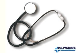 FONENDOSCOPIO PIATTO NERO