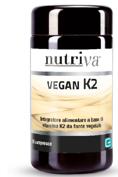 Nutriva Vegan K2 integratore alimentare utile per il mantenimento delle ossa 30 compresse